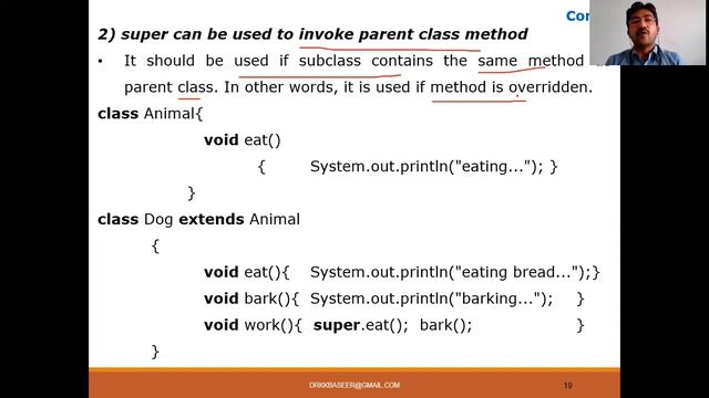Super Keyword in Java