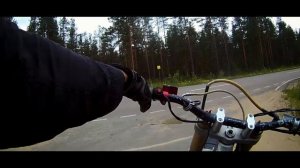 Forsage 450   впечатления. разговоры.  поломки. прохват по лесу .