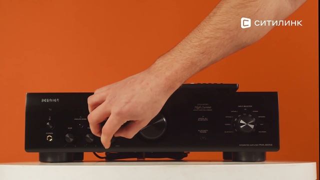 Обзор интегрального усилителя Denon PMA-600NE Black | Ситилинк смотреть онлайн