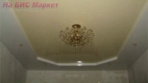 Двухуровневые натяжные потолки: двухуровневый натяжной потолок глянец (фото, Кривой Рог)