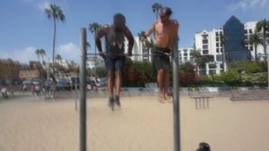 Beast mode workout at Santa Monica Beach 2018 ft. Humble Beast Caleb!