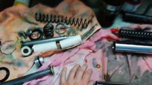 Устранение дребезжания вилки Yamaha xvs 1300.