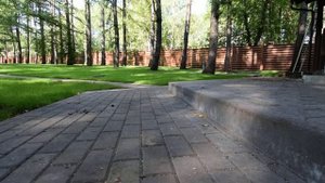 Как ставить ступени из тротуарной плитки .