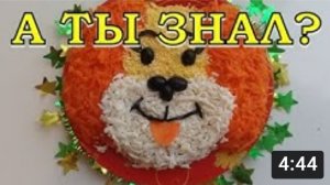 САЛАТ-СИМВОЛ для привлечения удачи в Новом году!???