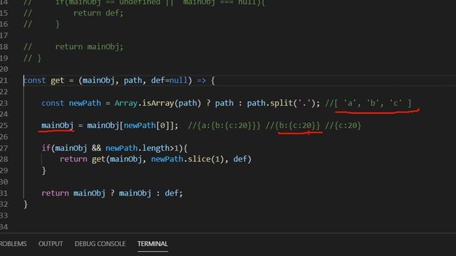 Javascript equivalent of Lodash _.get function смотреть онлайн
