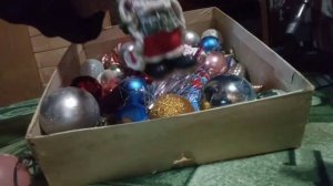 Елочные игрушки времен СССР/Обзор/Красиво украшаем дачу/Возвращение в детство