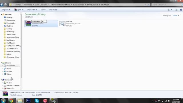 Getting the 1.8 Bukkit .jar File - Minecraft Servers (CraftBukkit/Spigot) смотреть онлайн