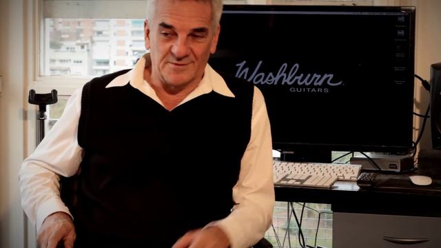Rubén Goldin - Washburn en Estudios El Pie - Guitarra HB35 смотреть онлайн