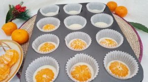 ?NEW! Новогодний Десерт 2022! Скорее сохраняйте  рецепт!!! Мандариновые  Кексики