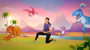 Dinosaur Breathing Exercise for Kids  | Kids Yoga  | Yoga Guppy