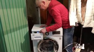 Распаковка — Стиральная машина LG Steam F1096SDS3