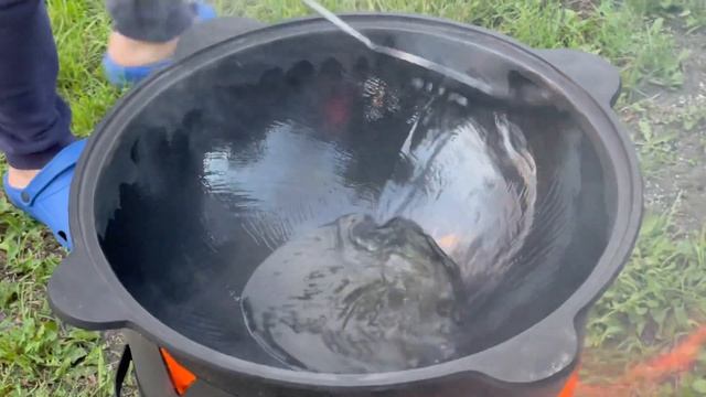 Казан (обжиг, первая готовка) смотреть онлайн