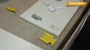 Установка кухонного навеса с помощью мебельного шаблона РШКН-50 (ARVANT)