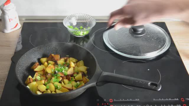Как пожарить картошку. Оригинальная нарезка.