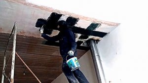 Монтаж углеволокна. Как усилить плиту своими руками. Обследование зданий