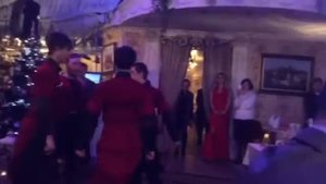 "Золотое руно "Грузинские танцы в грузинском ресторане " Готиназа "