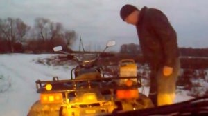 Квадроцикл Рысь 2 по снегу