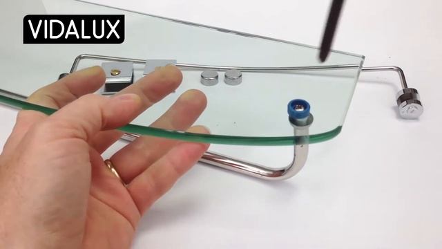 Glass Shelf - Assembly and Installation in an Vidalux Shower смотреть онлайн