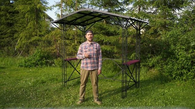 Обзор навеса для барбекю смотреть онлайн