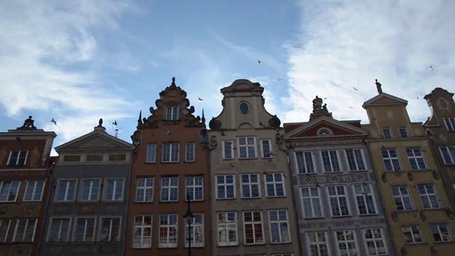 Город Гданьск и Балтийское море в Польше смотреть онлайн