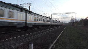 Электропоезд ЭД4М-0463 ЦППК станция Тучково