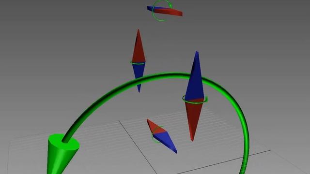 Вихревые токи управляют положением магнитов. смотреть онлайн