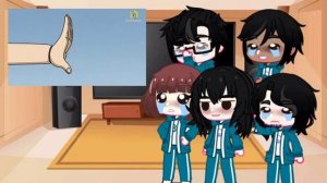 SQUID GAME REACTS TO ANIME IN SQUID GAME