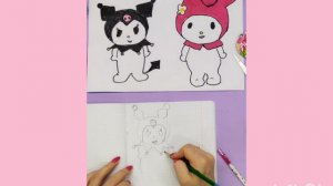 Рисуем куроми #kuromi