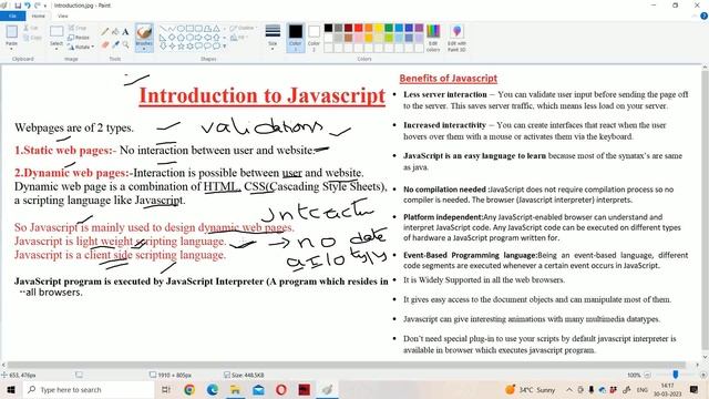 Introduction to JavaScript || Web technologies || JavaScript Tutorial for Beginners