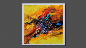 «Осенняя акриловая краска» / Демо-версия абстрактной живописи / Легко и полезно для начинающих #28