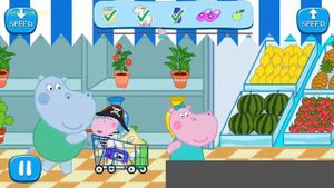 Peppa Pig Grocery Shopping Daddy Pig With George Go Shopping | Peppa in the Supermarket P 3