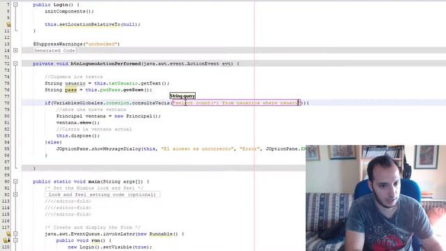 Ejercicios Java - Base de datos #3 - Login con base de datos смотреть онлайн