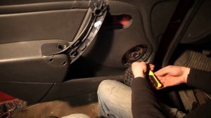 Renault Logan  disassembly door - part I (Renault Logan  разборка дверей)