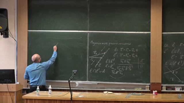 Линал I Лекция 3. Прямая на плоскости. Взаимное расположение прямых. Плоскость.