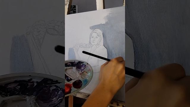 Начало продаж картин и первая съёмка процесса:) смотреть онлайн