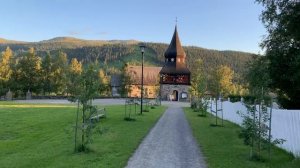 Sweden Walks: Åre, Mountain town in summer, 4k, natural sound