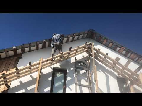 Достраиваем дом. Подшивка крыши. смотреть онлайн