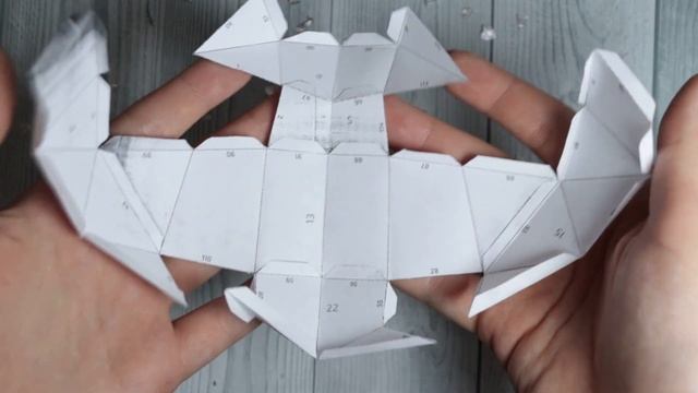 DIY СОБИРАЕМ ПАНДУ Трофей из бумаги ПАПЕРКРАФТ (papercraft) | Katrin//Kate смотреть онлайн