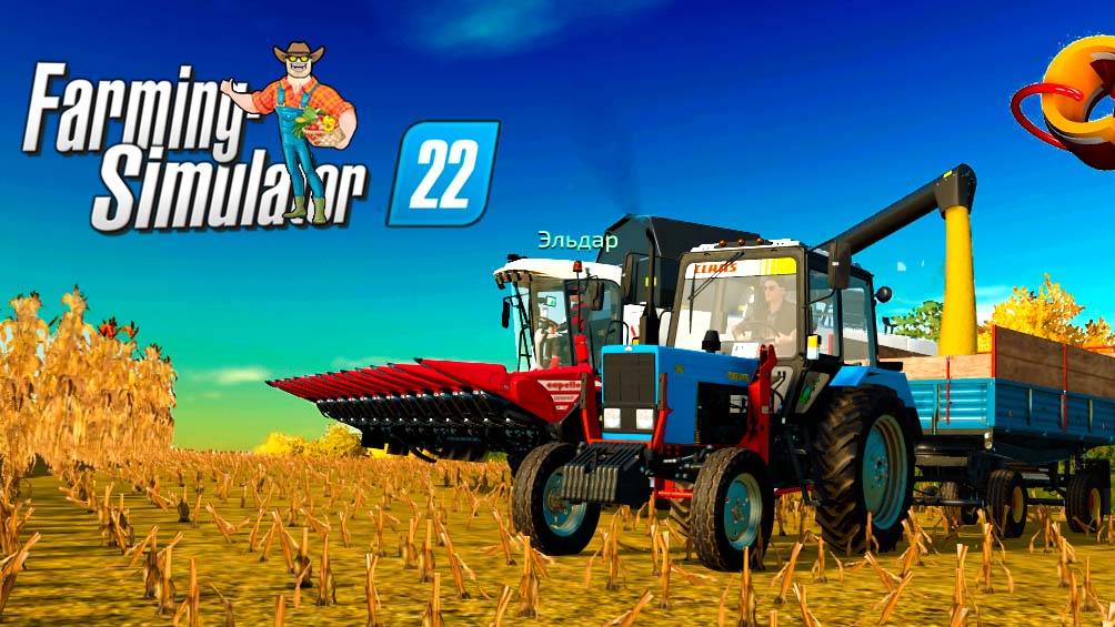 FS22 Карта ВЛАДИМИРОВКА !!! Едим на комбайнах  на  Драконий Глаз