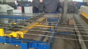 Construction Welded roll wire mesh welding machine sold to Argentina