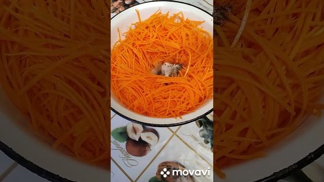 Морковь по-корейски??? #простаяеда #рецепт #морковьпо-корейски #салат