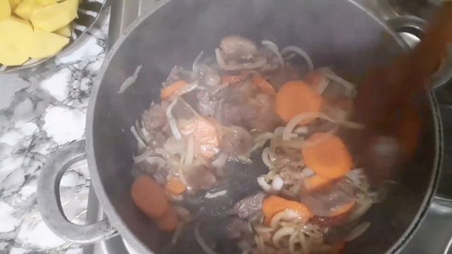 ТУШЕНАЯ КАРТОШКА С МЯСОМ!ЖАРКОЕ ИЗ ГОВЯДИНЫ!КАРТОШКА С МЯСОМ!ЖАРКОЕ ПО ДОМАШНЕМУ|жаркое