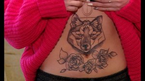 Ожидание- реальность: татуировка волк на животе / Новости