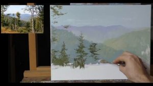 Горный Пейзаж Маслом Юрий Клапоух (2018)