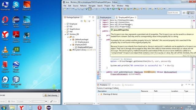 Урок 2. Java программирование. Создание класса DAO смотреть онлайн