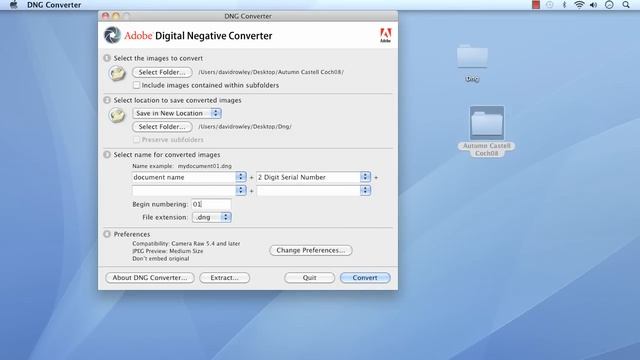 Adobe DNG converter