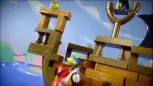 Angry Birds GO & Jenga Pirate Pig Attack