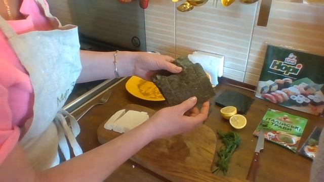 Вегетарианская рыба из нори и адыгейского сыра смотреть онлайн