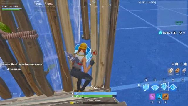 Баг/Фича "как поставить лестницу сквозь стенку" ФОРТНАЙТ смотреть онлайн