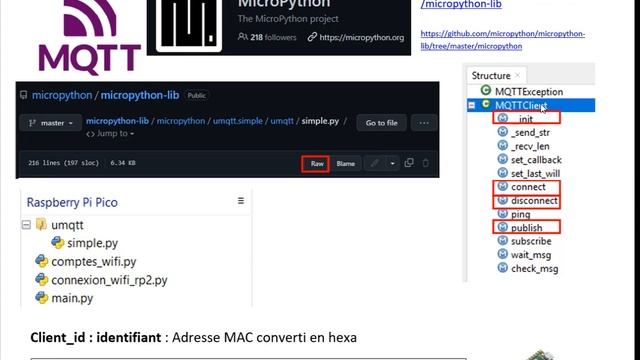MQTT capteur_humidite pico W смотреть онлайн